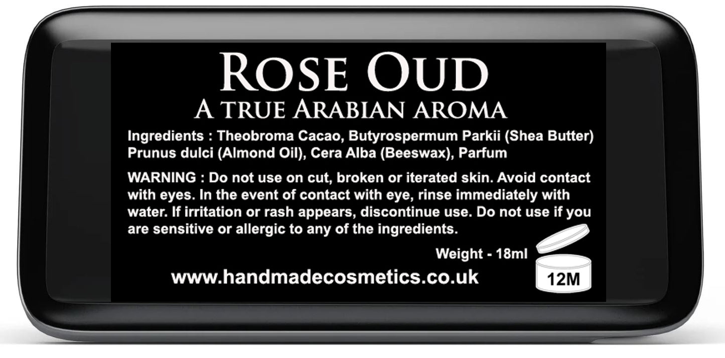 Rose Oud Solid Cologne A sweet notes of precious woods