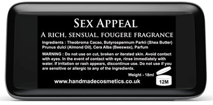 Sex Appeal Solid Cologne A rich sensual fougere fragrance