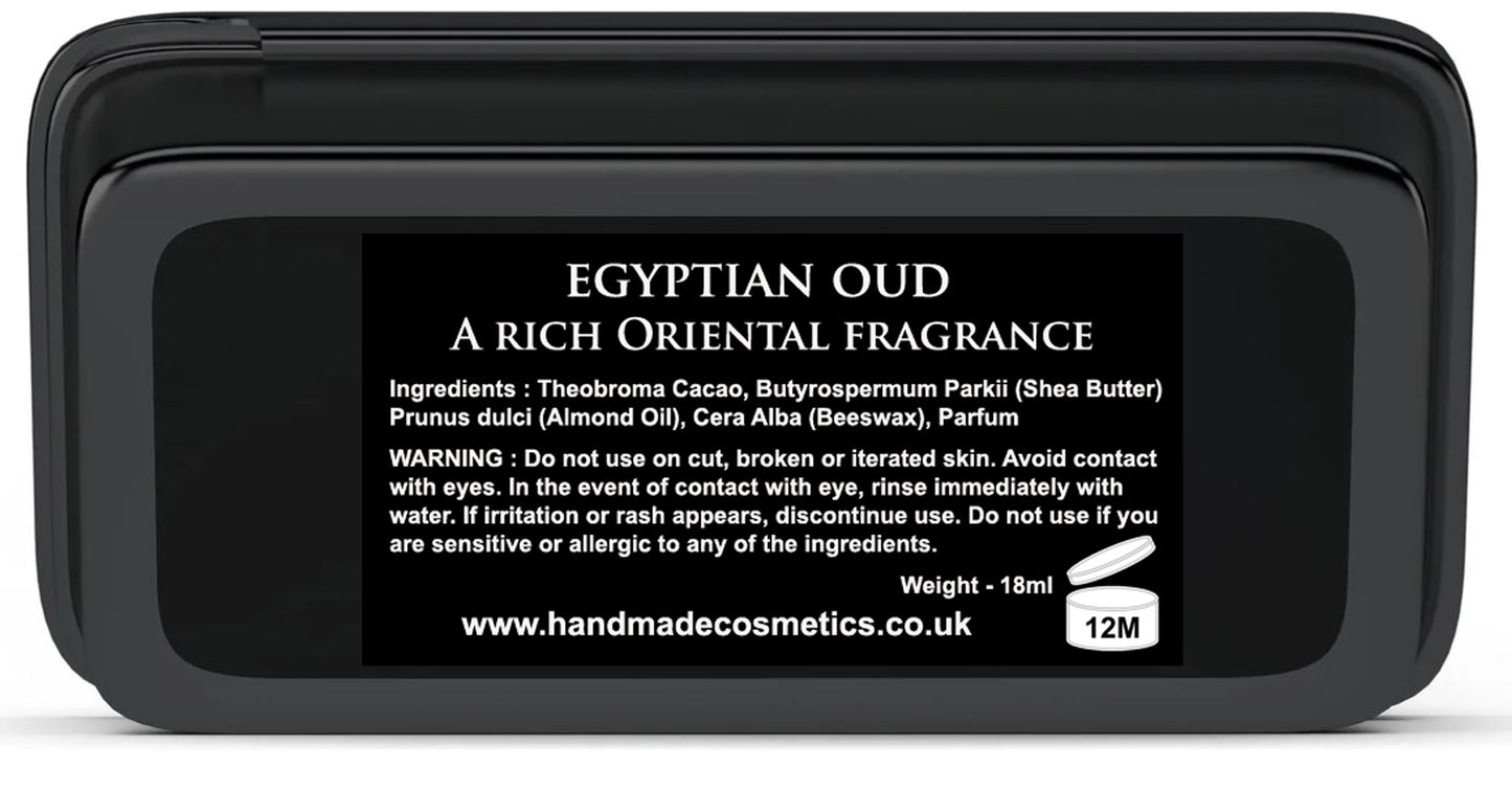 Egyptian Oud Solid Cologne A rich Oriental fragrance