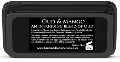 Oud & Mango Solid Cologne An intriguing blend of Eastern oudh