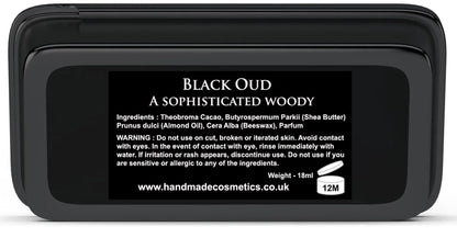 Black Oud Solid Cologne A sophisticated woody fragrance