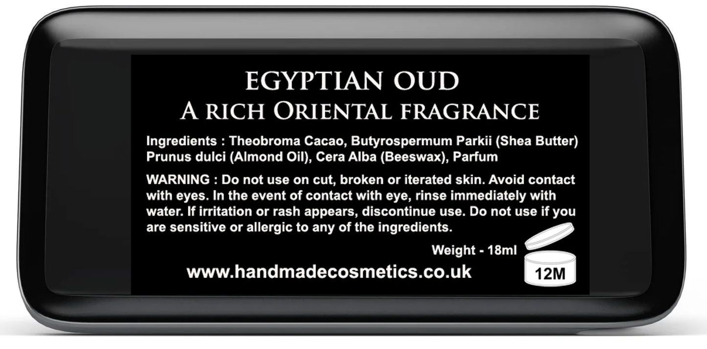 Egyptian Oud Solid Cologne A rich Oriental fragrance