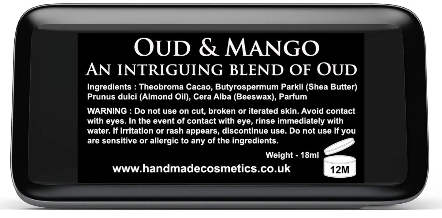 Oud & Mango Solid Cologne An intriguing blend of Eastern oudh